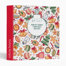 Holiday Personalised Family Christmas Recipe