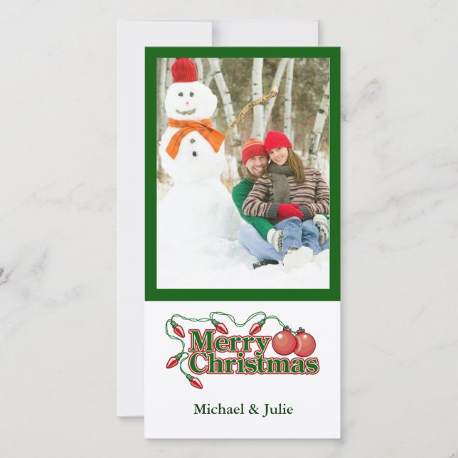 Holiday Photo Card (Front)