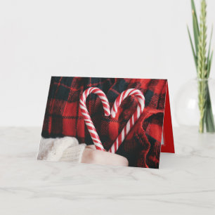 HOLIDAY PHOTO CARD   Christmas Candy Canes