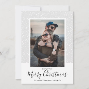 HOLIDAY PHOTO CARD Fresh Winter Snow