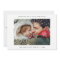 HOLIDAY PHOTO CARD | Minimal Modern Snow Christmas