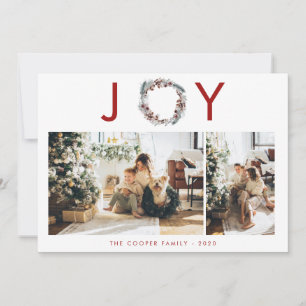 Holiday Photo Card Modern Christmas