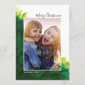 Holiday Photo Card *Painterly Tree*