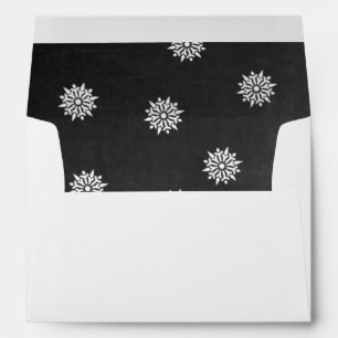 Holiday Photo Card - Script on Chalkboard Envelope
