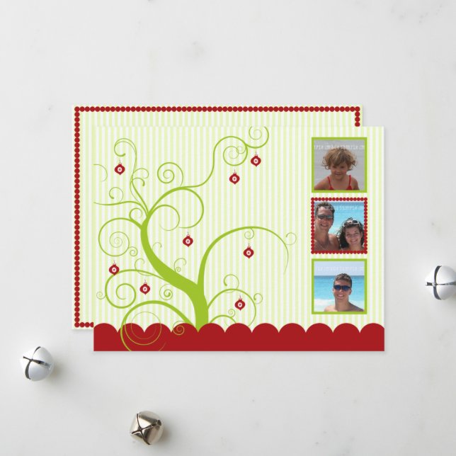 Holiday Photo Card Template (Front/Back In Situ)
