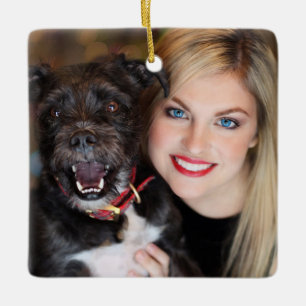 Holiday Photo  Ceramic Ornament
