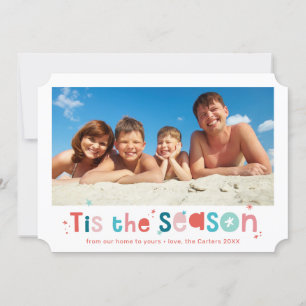 HOLIDAY PHOTO christmas tis the season framed Card