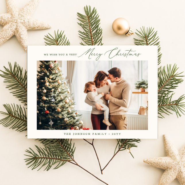 Holiday Photo Post Card | Elegant Christmas (Creator Uploaded)