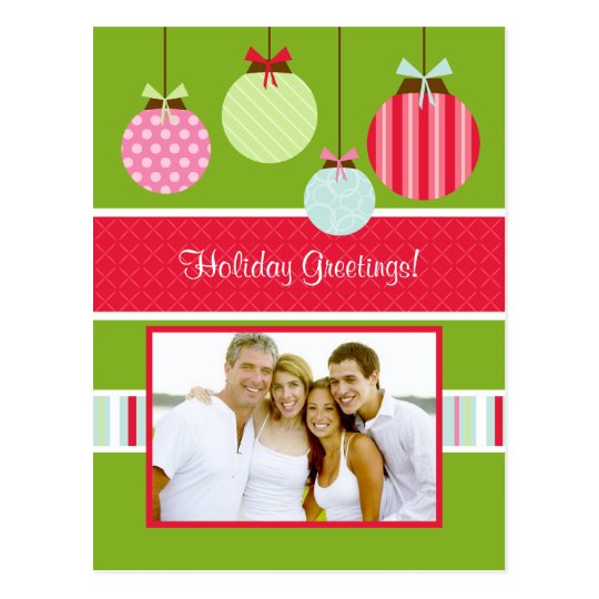 Holiday Photo Postcard