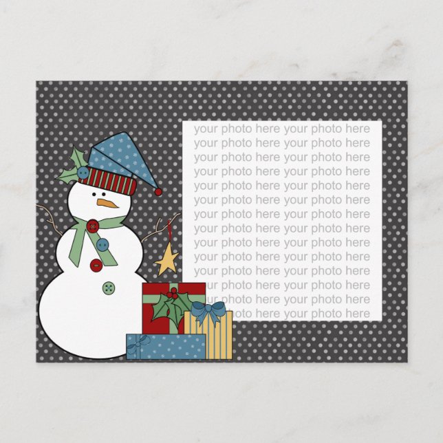 Holiday Photo Postcard (Front)