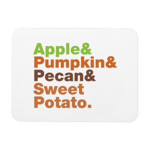 Holiday Pies ~ Festive Xmas Thanksgiving Christmas Magnet