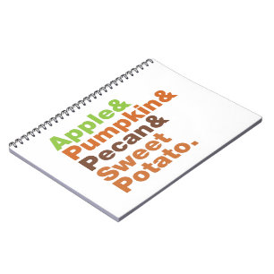Holiday Pies ~ Festive Xmas Thanksgiving Christmas Notebook