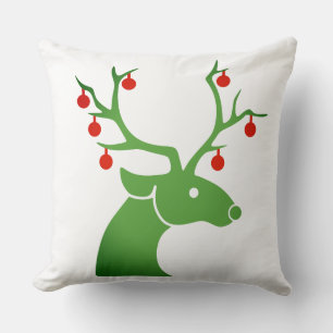 Holiday Pillow-Deer Cushion