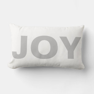 Holiday Pillow-JOY Lumbar Cushion