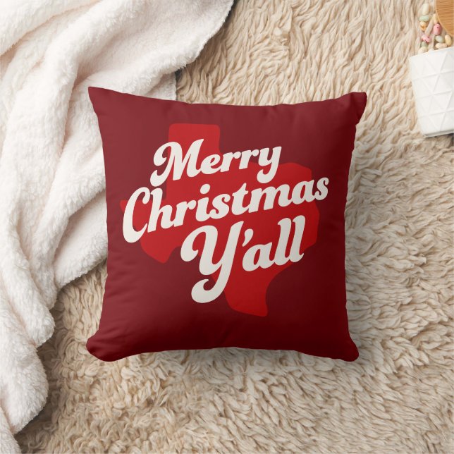 Holiday Pillow *Merry Christmas Y'all* (Blanket)