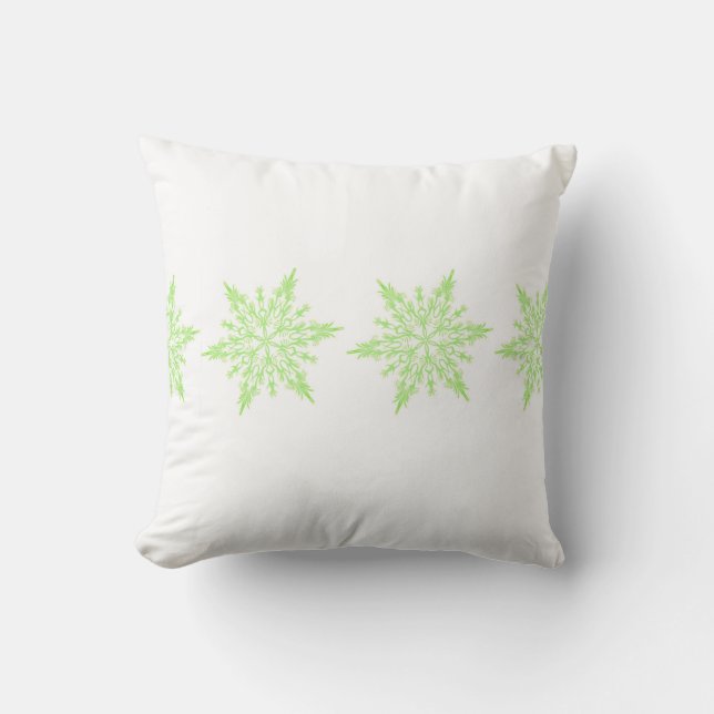 Holiday Pillow-Snowflakes Cushion (Front)