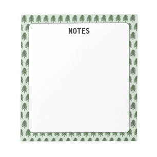Holiday Pine Tree Notepad