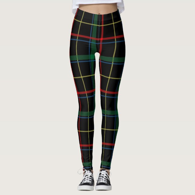 Holiday Plaid Collection Leggings (Front)