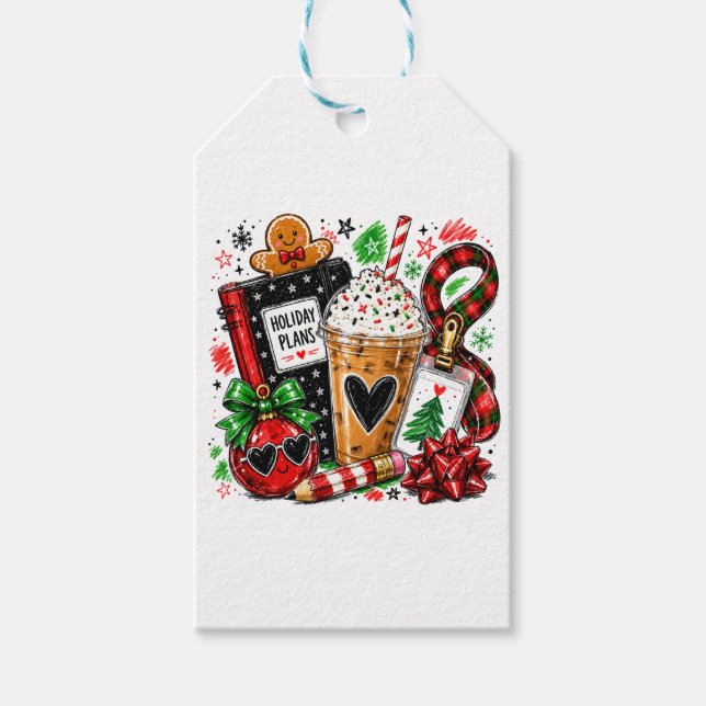 Holiday Plans & Coffee Gift Tags (Front)
