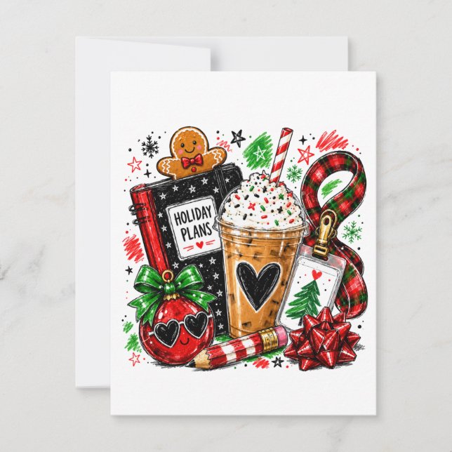 Holiday Plans & Coffee Invitation (Front)