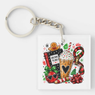 Holiday Plans & Coffee Key Ring
