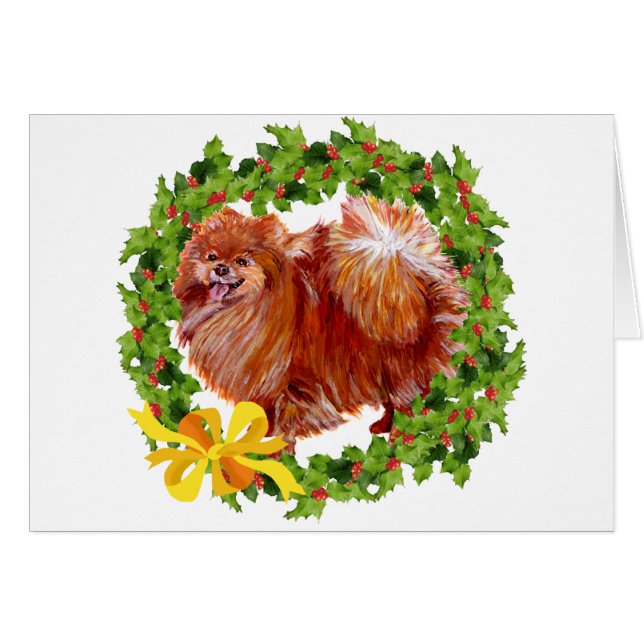 Holiday Pomeranian (Front Horizontal)