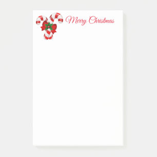 Holiday Post-it-Notes-Candy Canes Notes
