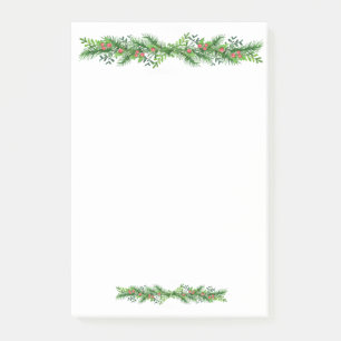 Holiday Post-it-Notes-Garland Post-it Notes