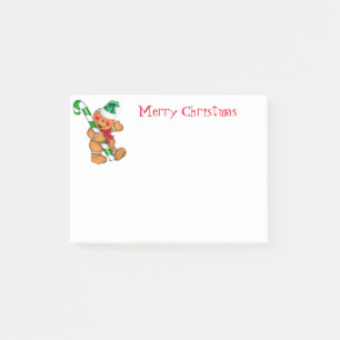 Holiday Post it Notes-Gingerbread Man Post-it Notes