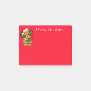 Holiday Post it Notes-Gingerbread Man Post-it Notes