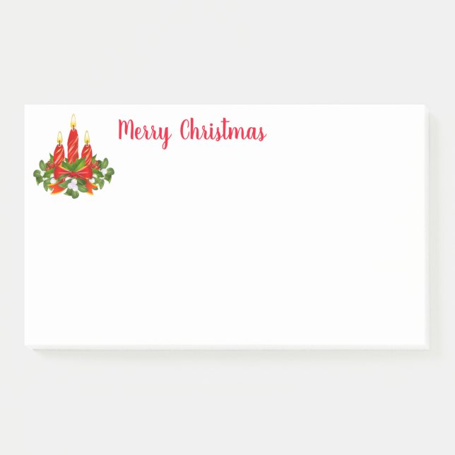 Holiday Post-it-Notes-Mistletoe Post-it Notes (Front)