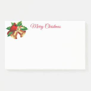 Holiday Post it Notes-Red Cardinal Post-it Notes
