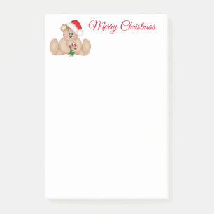 Holiday Post-it-Notes-Santa Bear Post-it Notes