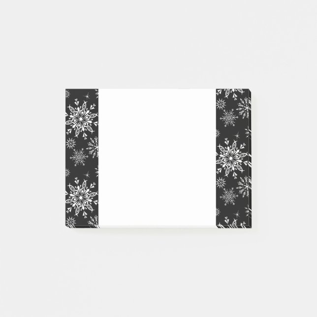 Holiday Post it Notes-Snowflakes Post-it Notes (Front)