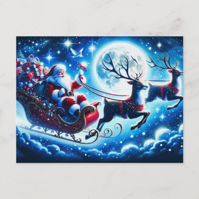 Holiday Postcard Santa (Front)