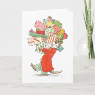 Holiday Presents Otter card