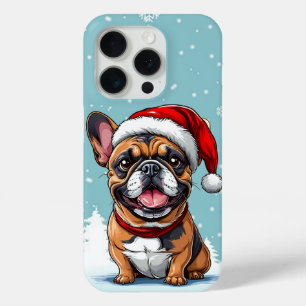 Holiday Pug Festive Dog Lover iPhone 15 Pro Case
