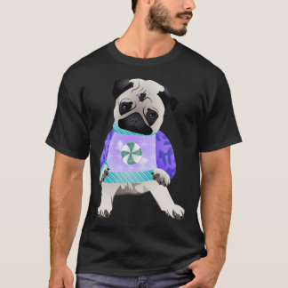 Holiday Pug in Ugly Christmas Sweater 2
