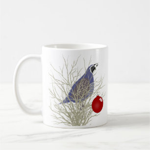 Holiday Quail Mug