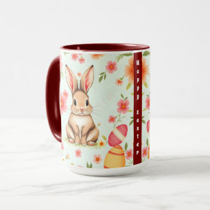 Holiday Rabbit Easter Modern Collection Mug