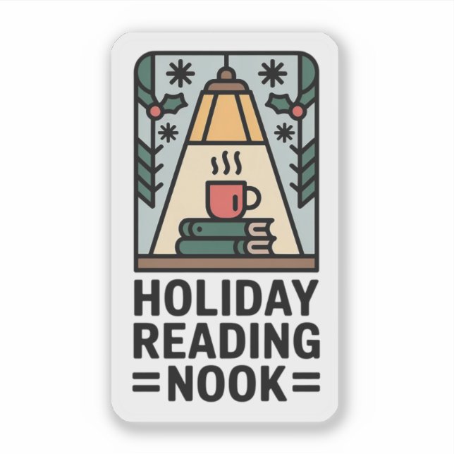 Holiday Reading Nook - Cozy Winter Book (Front)