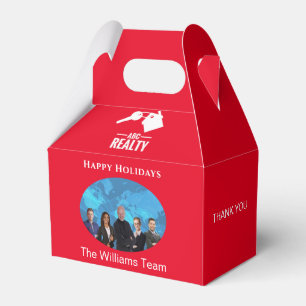 Holiday Real Estate Red Gift Favour Box