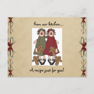 Holiday recipe cards