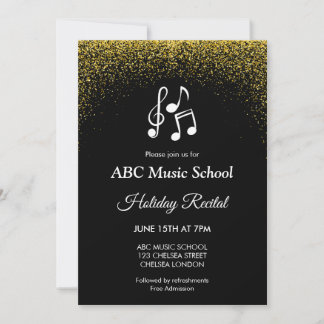 Holiday Recital Concert Classical Music Invitation