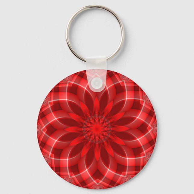 Holiday Red  Key Ring (Front)