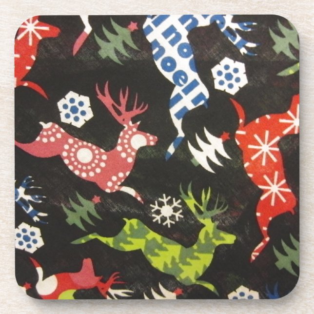 Holiday Reindeer Coaster (Front)