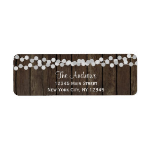 Holiday Return Address Labels