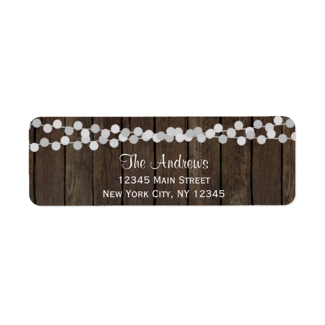 Holiday Return Address Labels (Front)