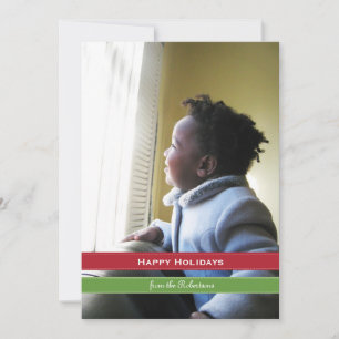 Holiday Ribbon w/ envelopes Card