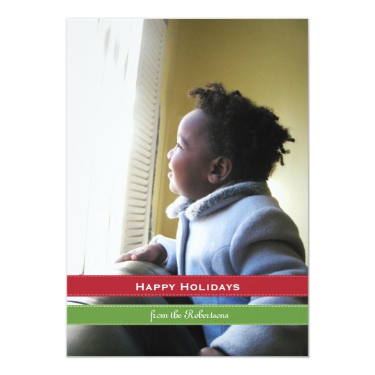 Holiday Ribbon w/ envelopes Card
